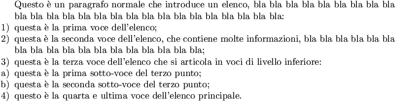 paragrafi etichettati