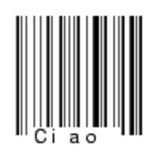 Code 128-B Ciao