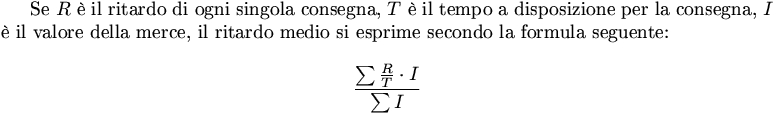 formula in un blocco