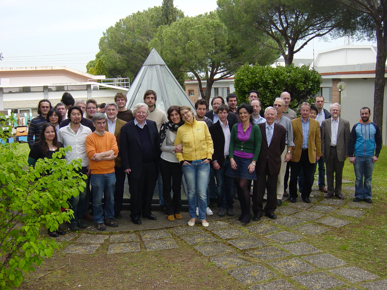 Last meeting in Frascati with prof. Paul Kienle