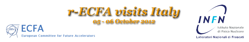 r-ECFA visits Italy, 05, 06 Ottobre 2012